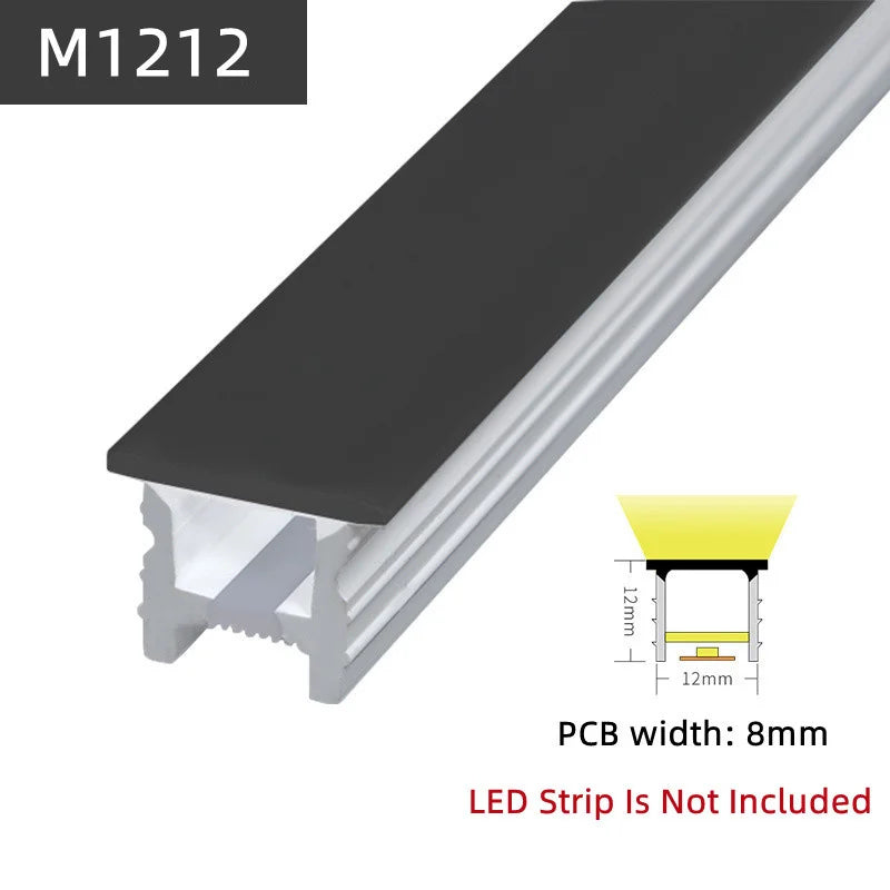 LED 4-10 m/pcs Recessed  Strip Lights