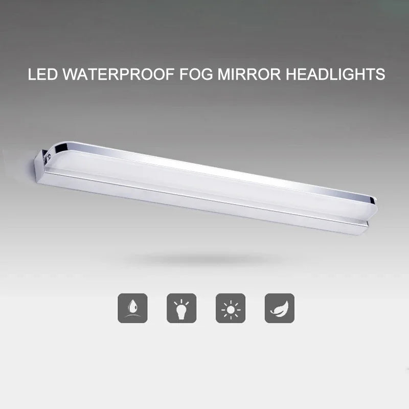 LED Bathroom Light Stainless Steel