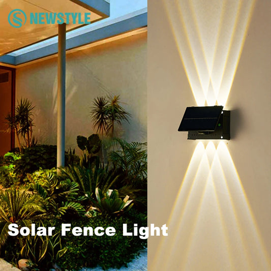 LED Solar Fence Lamp Outdoor