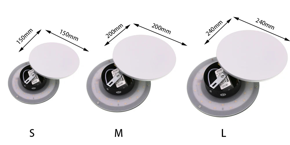 LED Round/Square 8W 12W  Indoor Wall