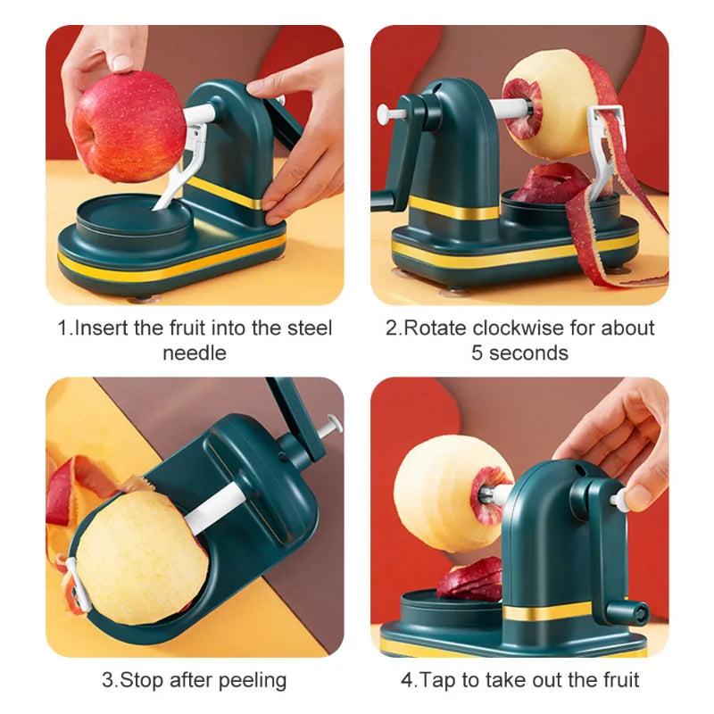 Apple Peeler Automatic Rotation